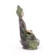 Green Bronze Sitting Buddha Statue
