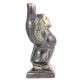 Brass Standing Laughing Buddha Statue