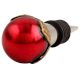 Antique Red Round Glass Wine Stopper