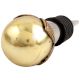 Antique Golden Round Glass Wine Stopper