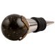 Antique Smoky Bubble Glass Wine Stopper