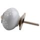 Light Grey Dotted Ceramic Cabinet Knob Online