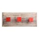 Red Popular Square Metal Wooden Hooks