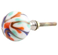 Round Mixed Glass Dresser Knob Online