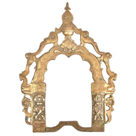 Prabhavali Female statues Brass Wall Hanging