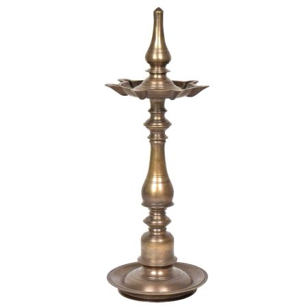 Traditional Bronze Diya Lamp