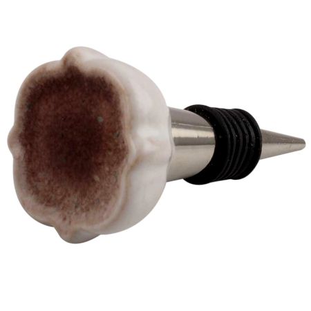 Brown Soil Ceramic Wine Stopper