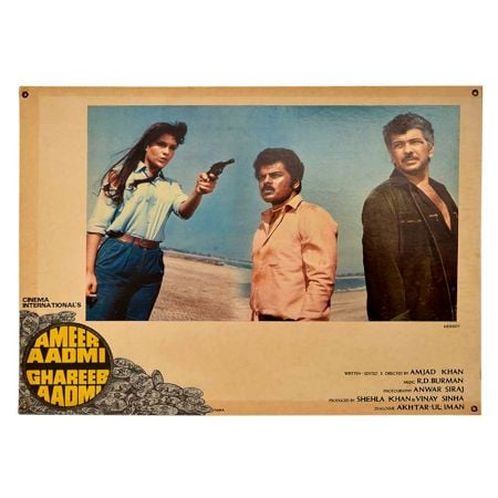 Ameer Aadmi Ghareeb Aadmi Scene from movie Poster