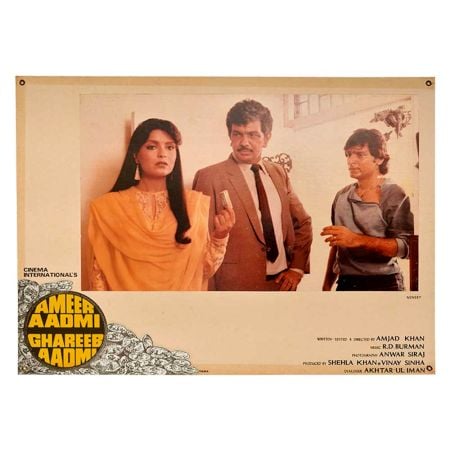 Emotional Scene Ameer Aadmi Ghareeb Aadmi Movie Poster
