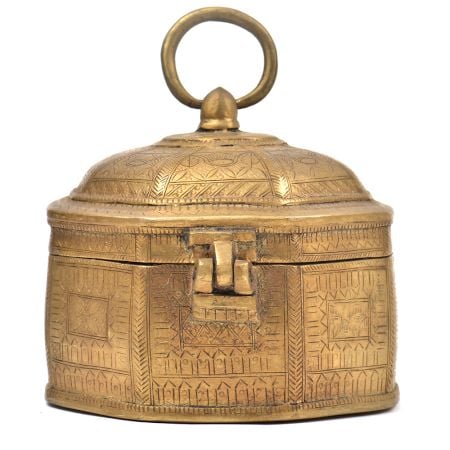 Bronze Octagonal Storage Box