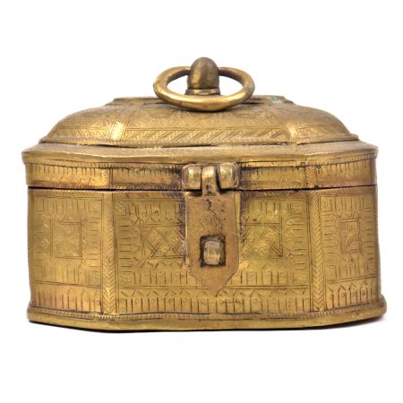 Bronze Octagonal Jewellery Box
