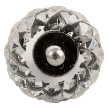 Clear Beautiful Fine Cut Glass Wine Stopper