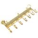 Brass Tribal Animal Wall 7 Hooks Hangers