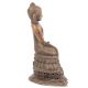Brass Sitting Meditation Buddha Figurine Statue