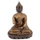 Brass Amoghsiddhi Sitting Buddha Statue 14.5 inches
