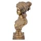 Bronze Sculpture Lady Bust StatueÂ 16.14 inches