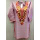 Plum Summer Kashmiri Embroidered Long Kurti