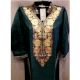Eco Green Summer Kashmiri Embroidered Long Kurti