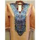 Peach Summer Kashmiri Embroidered Long Kurti