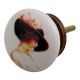 Lady Ceramic Flat Drawer Knob Online