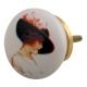 Lady Ceramic Flat Drawer Knob Online