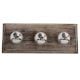 Slate Green Bird Ceramic Flat Wooden Hooks