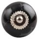 Black Running Rein Deer Ceramic Dresser Knob Online