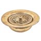 Brass Hand Wash Pot with a Designer Lid