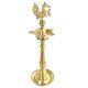 Brass Peacock Oil Lamp
