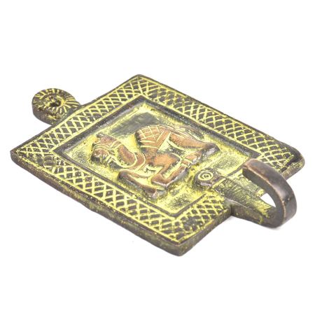 Bronze Tribal Wall Camel Hooks Some Green Patina