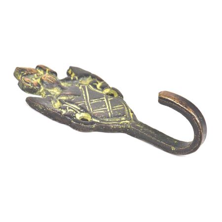 Brass Decorative 1 Hooksed Hooks