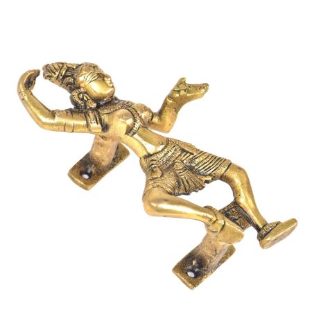 Brass Indian Dancing Lady Door Handle