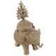 Brass Dhokra Elephant with Storage Box