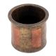 Bronze Charnamrita Cup With Faded Engraving