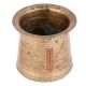 Bronze Panchamrita Cup With Beautiful Engravings