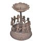 Brass Tribal Folk Dance around A Tall Candleholder