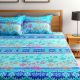 Bombay Dyeing Dew Drops Bedsheet With Two Pillow Covers: Ethnic