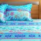 Bombay Dyeing Dew Drops Bedsheet With Two Pillow Covers: Ethnic