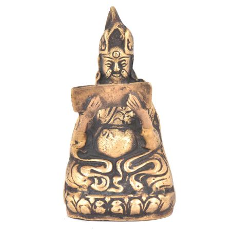 Bronze Statue Of Buddhist Recite ScripturesÂ 