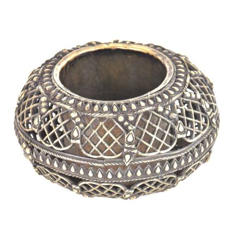 Bronze Circular Jali Design Ashtray