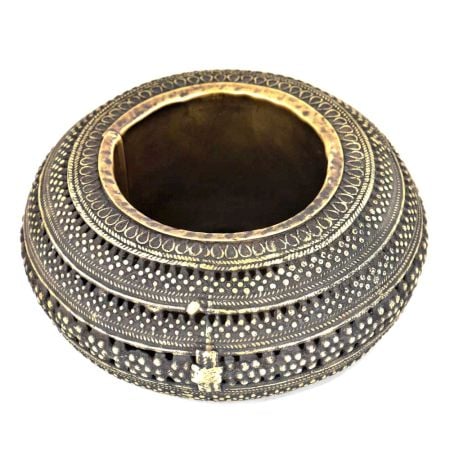 Bronze Jali Design Circular Ashtray