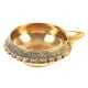 Hand Crafted Brass Kuber Diya 1 inch x 2.5 inch