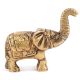 Brass Elephant Trunk Upwards With Fine Engravings