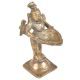 Brass Oil Lamp Lady Holding A Diya In Her Hand