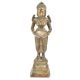 Brass Lady Oil Lamp Holding A Diya In Her Hand