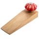 Red Golden Leaf Big Ceramic Wooden Door Stopper