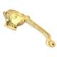Brass Elephant Handle With Fine Engraving