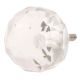 Round Diamond Cut Crystal Knob