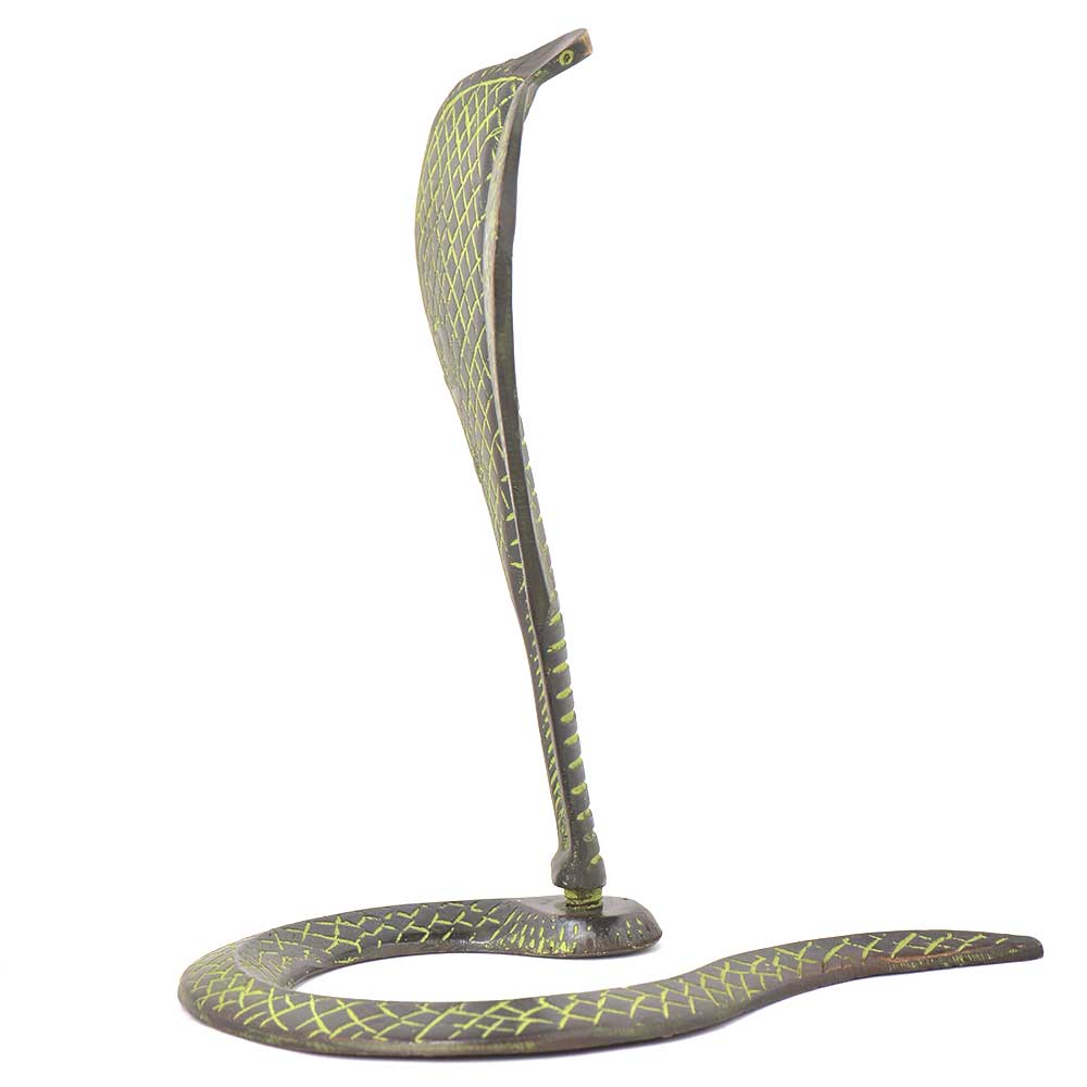Brass Cobra Nag Devta Statue