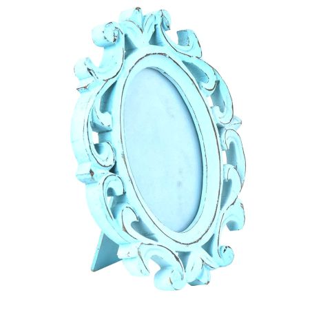 Turquoise Ovel Photo Frames
